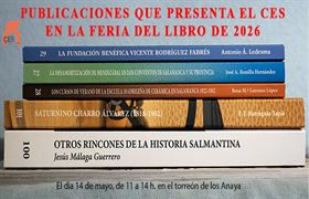 Libros que presenta el Centro de Estudios Salmantinos
