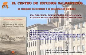 Presentación del libro  “UNA INFLUENCIA DE EL ESCORIAL EN SALAMANCA.  El convento de San Andrés ...."